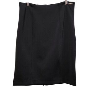 Elie Tahari Women's Black Pencil Skirt Back Zip Lined Career Wear Office Sz 10